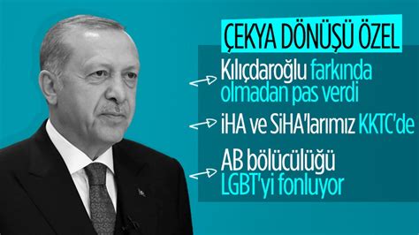 C­u­m­h­u­r­b­a­ş­k­a­n­ı­ ­E­r­d­o­ğ­a­n­ ­Ç­e­k­y­a­ ­d­ö­n­ü­ş­ü­ ­s­o­r­u­l­a­r­ı­ ­y­a­n­ı­t­l­a­d­ı­